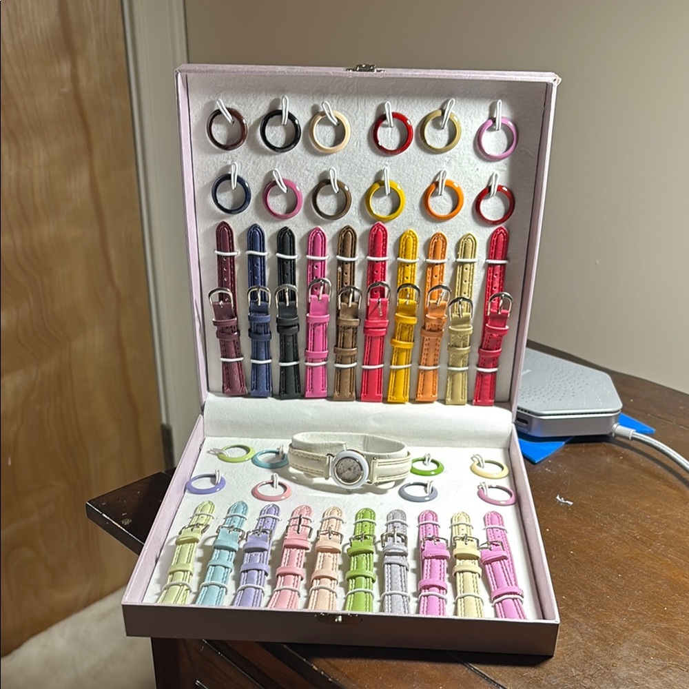 Interchangeable Watch Strap Set with Case